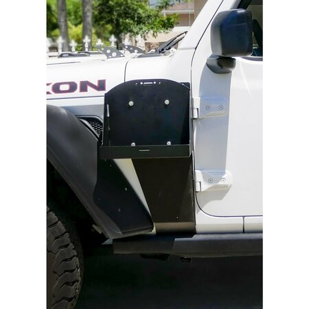 Mor/Ryde Driver Side Mount Holds RotoPaX Scepter Traditional NATOStyle Jerry Can Black JP54-064